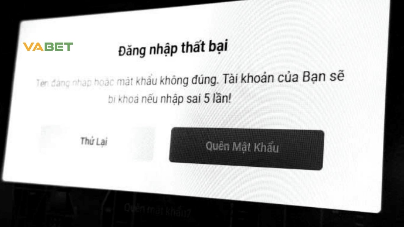 Khắc phục các sự cố khi đăng nhập Vabet